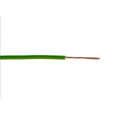 CABLE UNIPOLAR 0,25MM VERDE (COBRE)