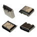 FICHA USB C 6 PINES HEMBRA PC BOARD USB-C-CH6-2