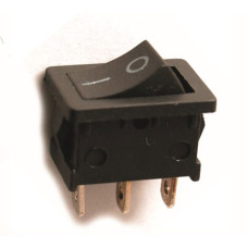 LLAVE TECLA MINIATURA 3 PATAS NEGRA INVERSORA 3A MRS-102