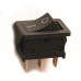 LLAVE TECLA MINIATURA 3 PATAS NEGRA INVERSORA 3A MRS-102