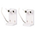 ZOCALO P/TUBO FLUORESCENTE FLEXIBLE X 2 UNIDADES