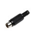 FICHA RCA HEMBRA PROLONGADOR PLASTICO C/COLITA NEGRO