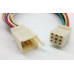 FICHA 9 VIAS PLASTICA MACHO-HEMBRA C/CABLE
