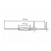 REED SWITCH 1A 100V 10W (14x2mm) NORMAL ABIERTO