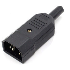 FICHA PC 3P MACHO C14 A CABLE