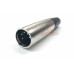 FICHA CANON MACHO A CABLE 5 PATAS METALICA