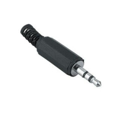 FICHA PLUG 3,5mm STEREO PLAS C/COLITA