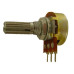POTENCIOMETRO ROTATIVO 16MM S/LLAVE MONO 10KA LOGARITMICO C.I.