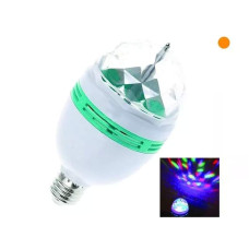LAMPARA LED ROTATIVA RGB 220V E27 MULTICOLOR