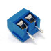 BORNERA 2 POLOS APILABLE 8A 300V AZUL CI