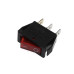 LLAVE TECLA SIMPLE INTERRUPTORA 15A 3P ON/OFF ROJA  IRS101/ROJ