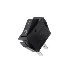 LLAVE TECLA SIMPLE INTERRUPTORA RS101/N 15A 2P ON/OFF NEGRA