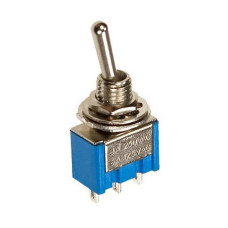LLAVE PALANCA MINI MTS103 3A 3P AZUL ON/OFF/ON