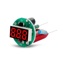 MODULO VOLTIMETRO DIGITAL PARA TABLEROS (SIN CARCAZA) DISPLAY ROJO