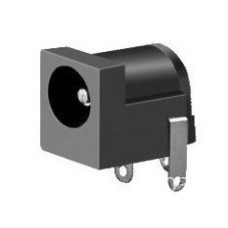 FICHA HEMBRA HUECO 5,5x2,1 CHASIS PLASTICO CI C/CORTE