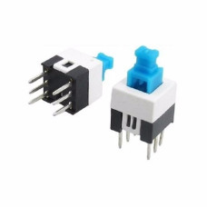 PULSADOR C/RETENCION 2 INVERSOR CIRCUITO IMPRESO 8X8mm