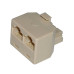 ADAPTADOR RJ45 MACHO A 2 RJ45 HEMBRA