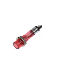 OJO DE BUEY 220V 7,5MM PLASTICO ROJO
