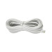 CABLE TELEFONO PROLONGACION 8 MTrs BLANCO FICHAS RJ11
