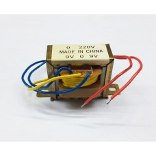 TRANSFORMADOR AC/AC 9+9V 300mA CICLOS