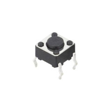 PULSADOR TACT SWITCH 4,3mm  4 pin 6x6mm X2