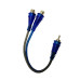 CABLE Y RCA MACHO A 2 RCA HEMBRA 15CM AUDIOPE BMS-BLS-YM-2F