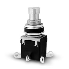 PULSADOR DE PIE 6 PATAS ON-ON C/RETENCION METALICO