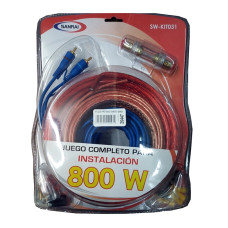 KIT DE CABLES PARA POTENCIAS DE AUTO SWKIT031 SANRAI