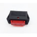 LLAVE TECLA SIMPLE INVERSORA 10A 3P ON/OFF/ON ROJA RS-103-3/R