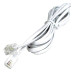 CABLE TELEFONO PROLONGADOR 2Mtrs BLANCO FICHAS RJ11