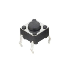 PULSADOR TACT SWITCH 5,1mm 4Pin 6X6mm X2