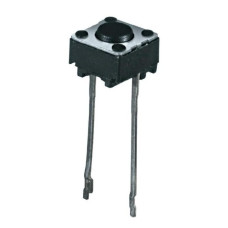 PULSADOR TACT SWITCH 4,3MM 2 pines 6x6mm X2