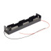 PORTAPILA PLASTICO X2 AA EN LINEA C/CABLE