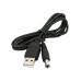 CABLE USB A PLUG HUECO 5,5x2,1  largo de 1,8 metros