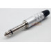 FICHA PLUG 6,5mm MONO METALICO P/CABLE 6MM READLINE