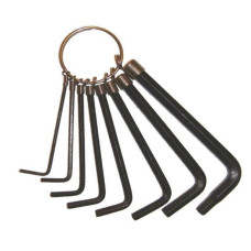 SET LLAVES ALLEN 8 PCS METRICO 1,5-6MM METRICO HY-HD08A/E