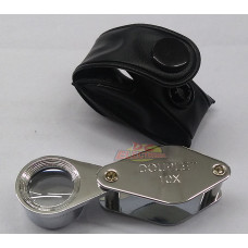 LUPA DE MANO DE PRECISI?N PLEGABLE10X METALICA