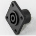 FICHA SPEAKON HEMBRA CHASIS 4 PIN 40X40MM