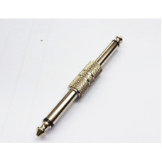 ADAPTADOR PLUG 6,5 MONO MACHO-MACHO METAL