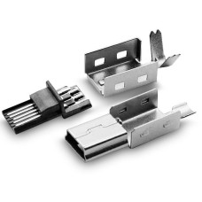FICHA MINI USB 5 PINES MACHO A CABLE