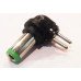 FICHA PLUG HUECO 6,3X3MM INTERCAMBIABLE A 90?