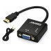 ADAPTADOR HDMI/VGA C/AUDIO JAHRO ADAPTADOR HDMI/VGA C/AUDIO JAHRO