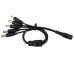 CABLE PULPO HEMBRA 2,1 A 5 PLUG 2,1