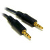 CABLE PLUG 3,5MM ST A PLUG 3,5MM ST 1,5 MTRS PUNTA DORADA
