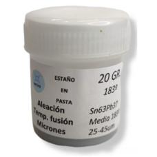 ESTA?O EN PASTA 183 GRADOS SN63PB37 20 GRAMOS