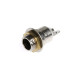 FICHA HEMBRA HUECO 5,5X2,5MM A CHASIS METALICO