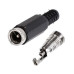 FICHA HEMBRA HUECO 5,5X2,5MM X 5,5MM A CABLE PLASTICO