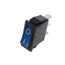 LLAVE TECLA SIMPLE INTERRUPTORA 15A 2P ON/OFF AZUL  IRS101/AZ