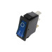 LLAVE TECLA SIMPLE INTERRUPTORA 15A 2P ON/OFF AZUL  IRS101/AZ
