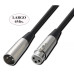 CABLE CANON MACHO A CANON HEMBRA 3P 6MTRS JA  XLR